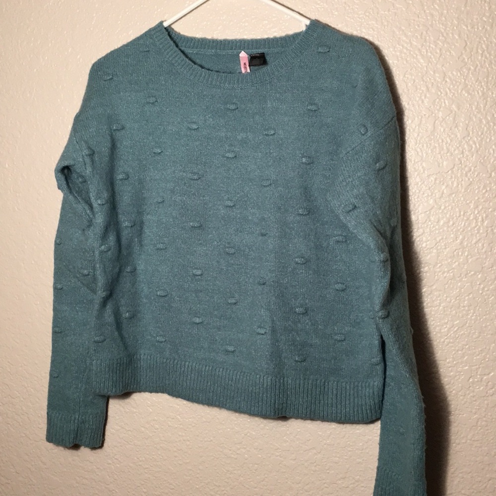 Dark teal sweater